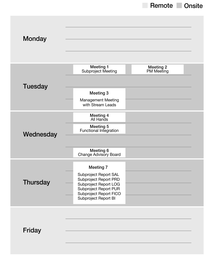 Leopaw Management Weekly Meetings